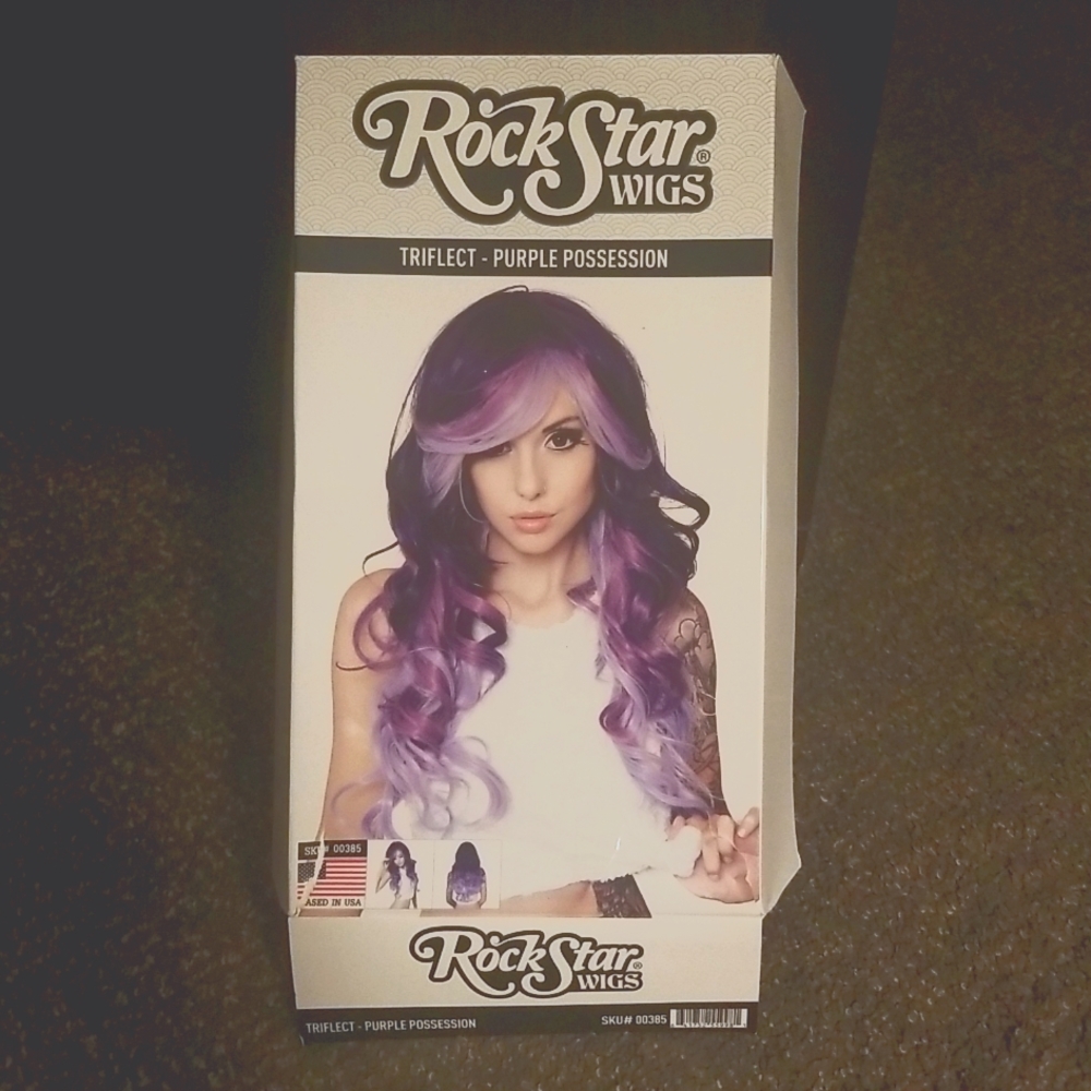 RockStar Wigs:  Triflect - Purple Possession.  New in box.